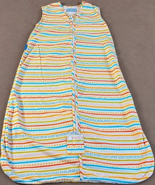 Grobag 0.5 TOG Travel Baby Sleeping Bag 18–36 Months 100% Cotton Multicolour