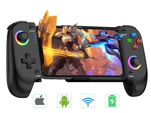 Wireless Phone Controller for iPhone/Android,Mobile Gaming Controller for iOS