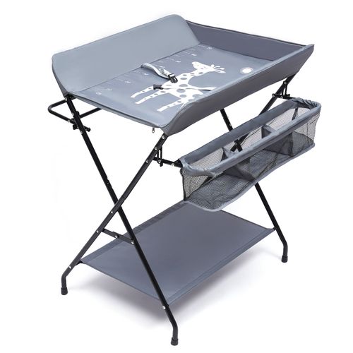 Baby Changing Table Folding Infant Massage Table Nappy Diaper Station+Storage — image 3