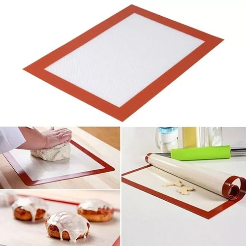 Silicone Baking Mat Fibreglass Non-Stick Reusable Oven Sheet Liner 30cm x 21cm — image 3
