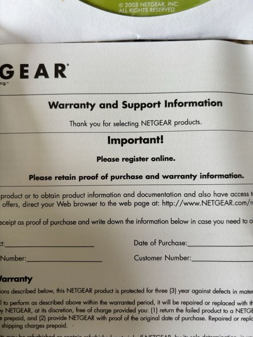 NETGEAR PS101 Mini Print Server Parallel Port Ethernet Boxed PSU CD Manual — image 4