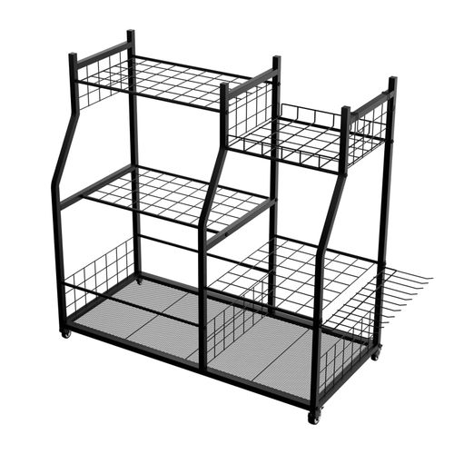 Heavy Duty Garden Tool Organizer Metal Yard Tools Rack for Garage Shed Storage — image 8