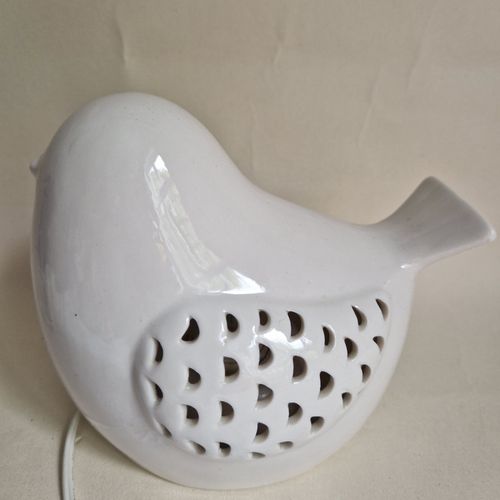 Little Bird by Jools Oliver Mothercare White Ceramic  Nightlight Nursery Lamp — image 6