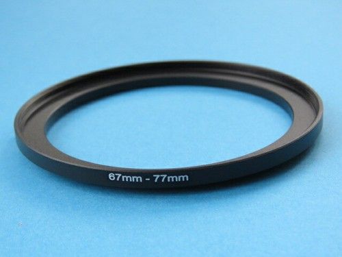 67mm to 77mm Step Up Step-Up Ring Camera Filter Adapter Ring 67-77mm