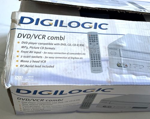 Digilogic DVDVCR2 DVD/VCR Combo Player VHS Video Cassette Recorder With Cable — image 21