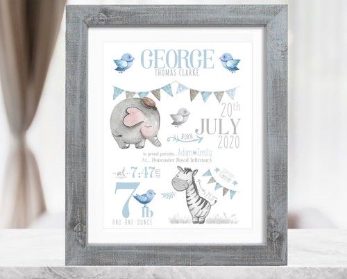 New Baby Boy Gift, Personalised Baby Gift For Boy, New Baby Gift, Christening