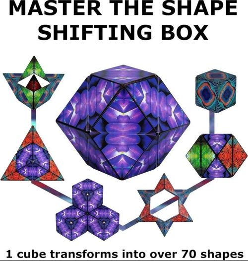 Shashibo Magnetic Puzzle Cube 36 Magnets 70+ Shapes ADHD AUTISM Stimulating toys — image 3