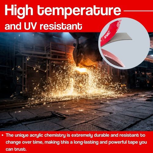 3M Double Sided Tape Heavy Duty Acrylic Foam Tape Strong Sticky Adhesive Pads — image 8
