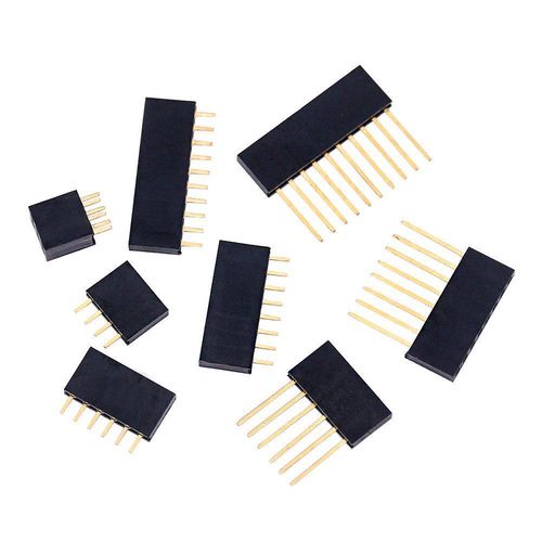 112Pcs 2.54mm Male and Female Pin Header Connector Assortment Kit, 100pcs Shield — image 5