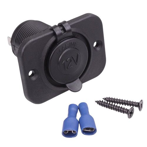 12V Power Socket with Front Mounting Panel 20A — image 3