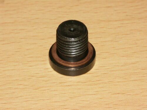 M12 x 1.25mm O2 Oxygen Lambda Sensor Blanking Bolt Plug Carbon Steel 