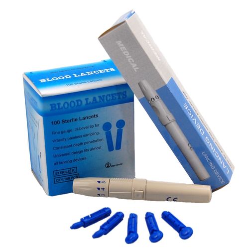 100 Sterile Lancets and Auto Lancing Device eFast — image 3