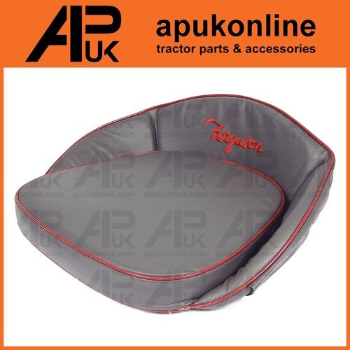 Grey Red Seat Pan Cushion Embroidered for Massey Ferguson FF30 TEA20 Tractor