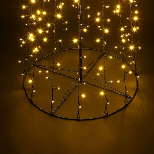 CHRISTMAS CONE TREE DECORATION LIGHTS STAR TOPPER XMAS INDOOR & OUTDOOR — image 3