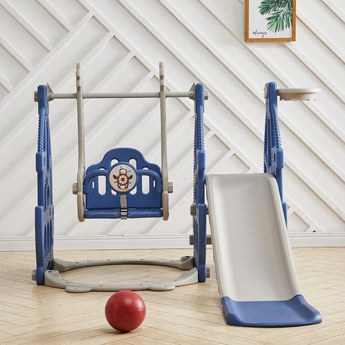 Kids Boy Swing Slide Climber Set Baby Toddler Home Outdoor Garden Playground Toy — image 5