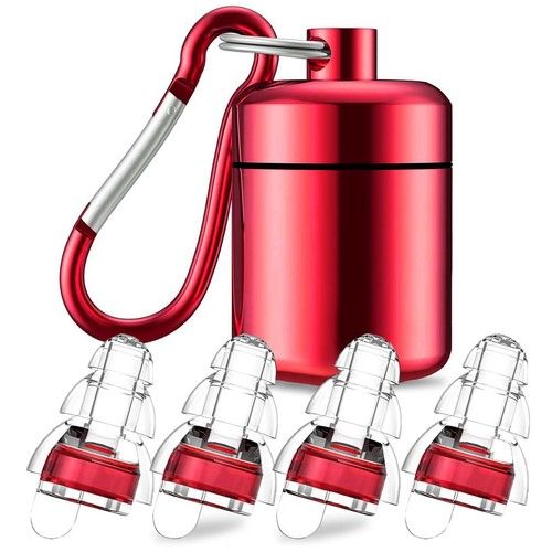 24dB High Fidelity Concert Earplugs Reusable Musicians Ear Plugs Music Festivals