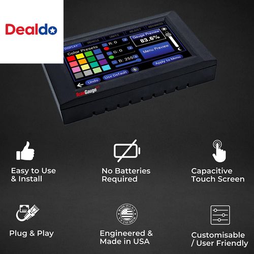 ScanGauge 3 Touch Screen OBD2 Code Reader Digital Gauges Trip Computer WiFi — image 5