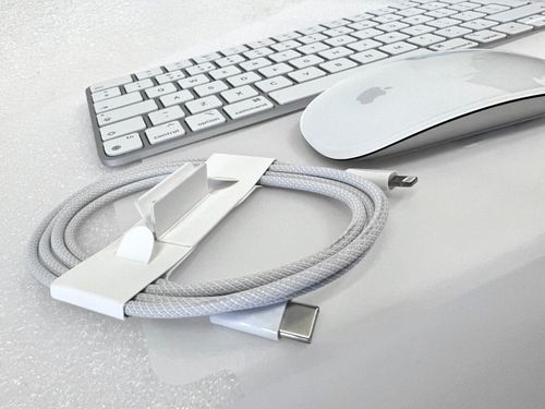 Apple Magic Keyboard with Touch ID A2449 GEN Magic Mouse 2+ Cable Genuine NEW — image 5