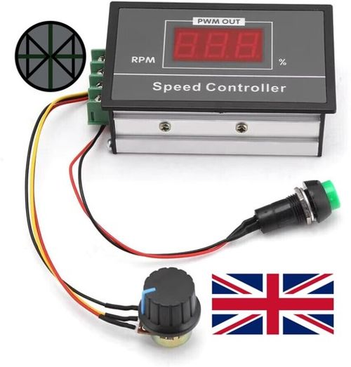 Speed Controller DC 6-60V 12V 24V 36V 48V 30A PWM DC Motor Speed Controller LEDS