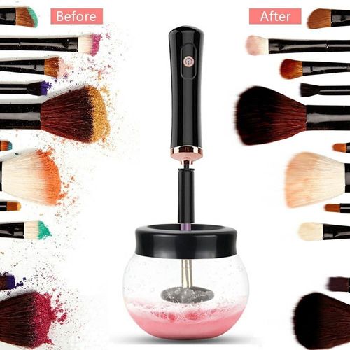Cosmetic Auto Clean Quick Dry Electric Makeup Brush Cleaner Dryer Set Machine — image 3