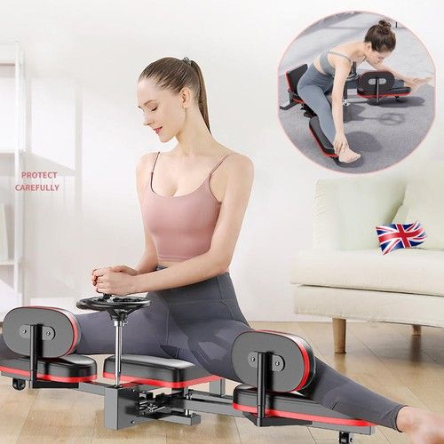 Heavy Duty Leg Stretcher Stretching Machine Split Training Equipment Home Gym UK