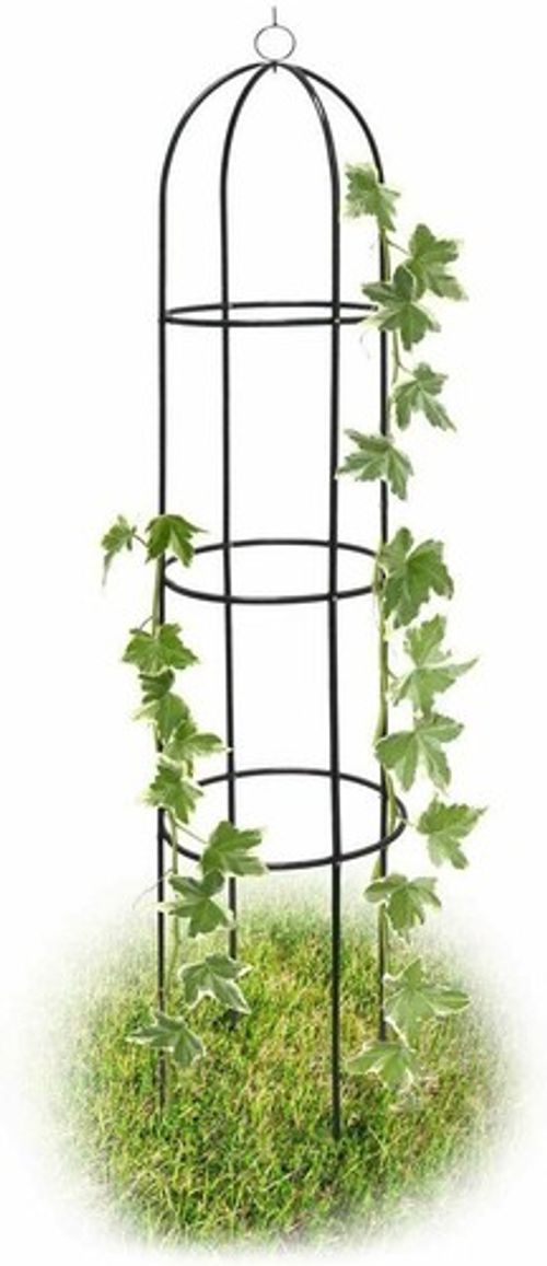 1.9m Outdoor Garden Metal Obelisk Climbing Plant Support Frame Trellis New