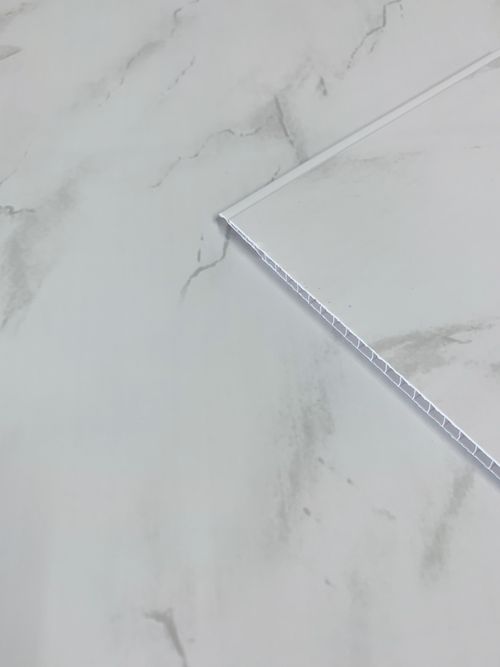 10 White Marble PVC Bathroom Panels Shower Wet Wall Kitchen Ceiling Cladding — image 7