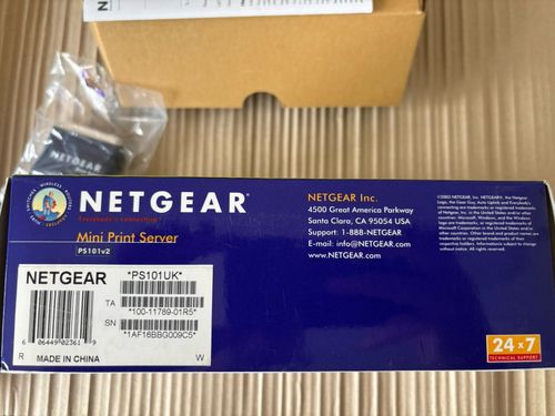 NETGEAR PS101 Mini Print Server Parallel Port Ethernet Boxed PSU CD Manual — image 12