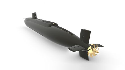 HMS Resolution S22 - Submarine self assembly model kit scale 1:150 866mm/34'' — image 8
