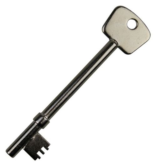 Radar Key / National Key Scheme Disabled Toilet Key 90mm Long With Smaller Head