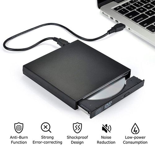 Slim External CD/DVD Drive USB 3.0 Player Burner Reader Writer for Laptop PC MAC — image 1