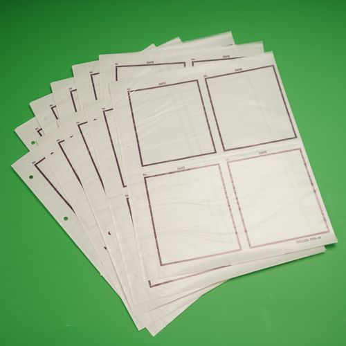 10 Pages - Paper Negative Storage Pages for 4x5 Negs — image 1