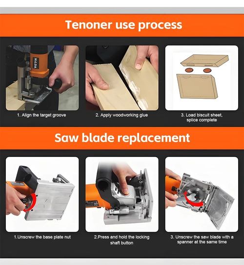Portable Woodworking Slotting Machine Angle Adjustable Invisible Connector Tools — image 11