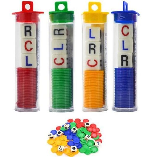 Game Toys Left Center Right Dice Chips Party Family Friends Play Dice Fun UK