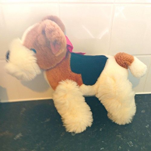 Plush Soft Toy Dog Small (15-35 cm) Brown White Black Stuffed Animal