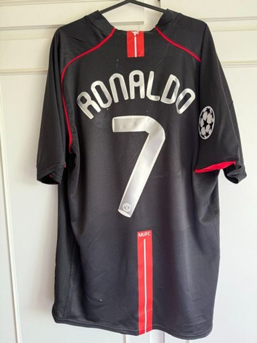 Manchester United 2007-2009 Ronaldo 7 CL AWAY Football Shirt Size XL /60883