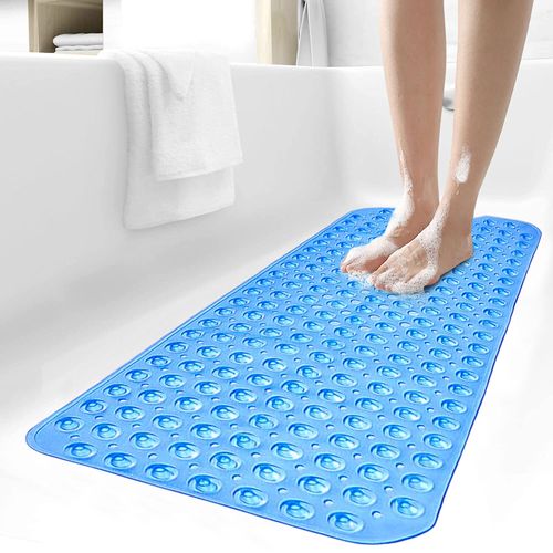 Non Slip Bath Mat Extra Large Shower Mat Bathtub Anti-Mold Rubber Strong Suction — image 6