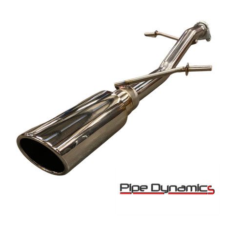 PIPE DYNAMICS MK8 FIESTA 1.0 ECOBOOST '18+  BACK BOX MUFFLER DELETE EXHAUST 3.5"