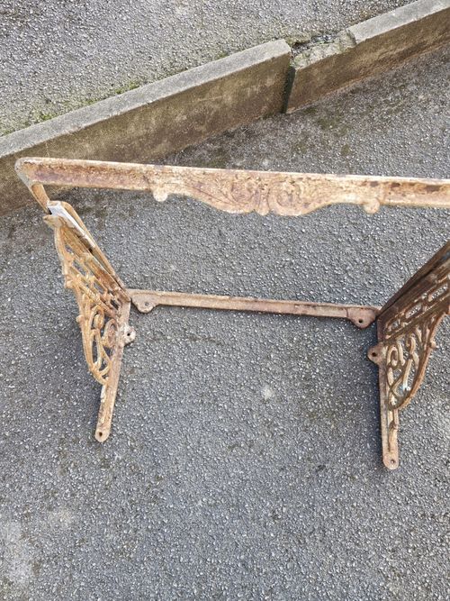 Victorian Cast Iron Sink Stand And Cast Iron Sink — image 7