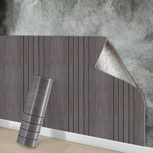 3M 3D Wood Grain Panel Effect Wallpaper Stick Self-Adhesive Wood Slat Wall Paper — image 3