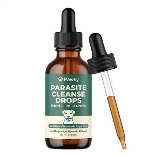 1-3X Pawsy Parasite Cleanse Drops,Six Natural Herbal Actives All Stages Of Dogs — image 5