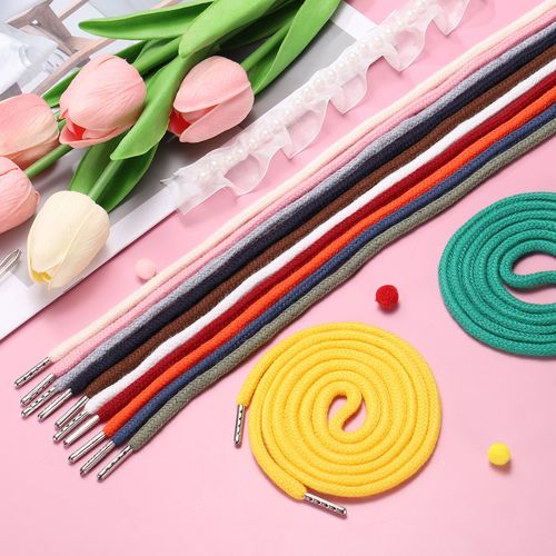2 Pcs Hoodie Strings Drawstring Cords with Easy Threader (Orange) — image 5