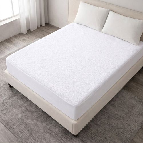 Waterproof Mattress Protector Double Extra Deep 30cm Non Noisy Fitted Bed Sheet — image 6