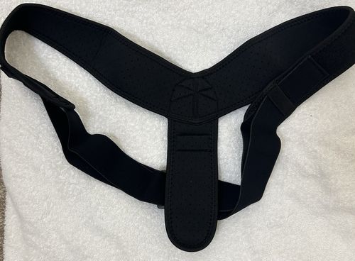 Adjustable Posture Corrector Back & Shoulder Brace Neoprene Black One Size — image 8