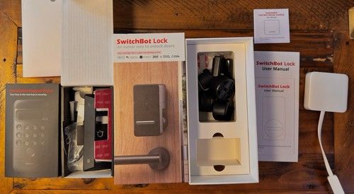 SwitchBot Smart Locks (2) + Keypad Vision (2) + Hub mini Bundle