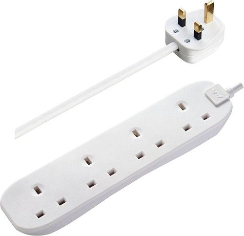Masterplug 4 Socket 5 Metre Extension Lead