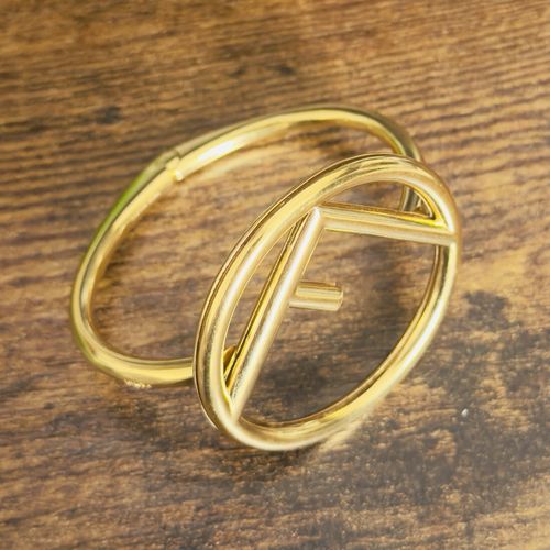 FENDI FF Gold Plated Bracelet Bangle Accessory  — image 3