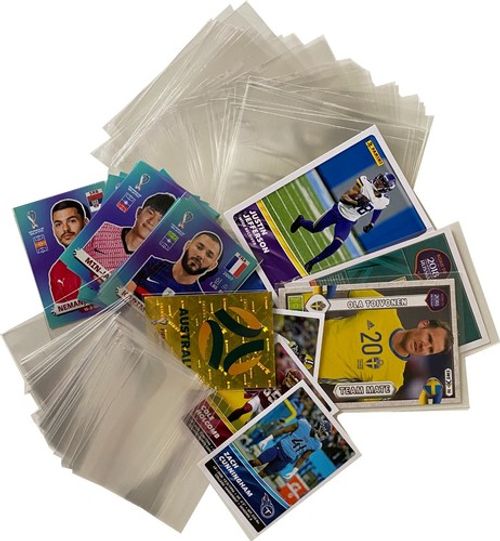 PANINI TRADING CARD or STICKERS Protection Sleeves, ARCHIVE STANDARD, Free Post