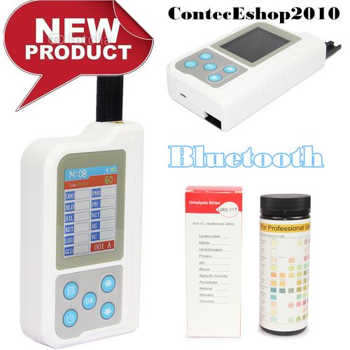 Bluetooth Urine Analyzer Multi-parameter 2.4" Color Digital Tester+100pcs Strips — image 2