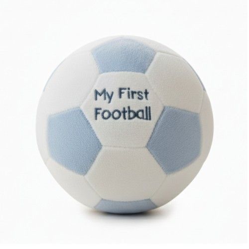 My First Football Baby Rattle Newborn Boys Girls Sensory Soft Plush Toy